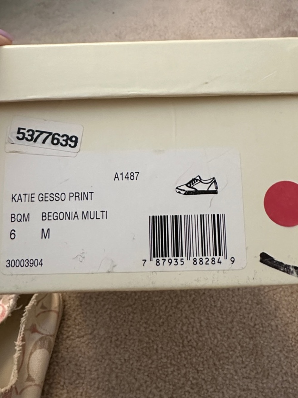 Coach Pink and White Signature Canvas Slip-On Sneakers - Picture 2 of 5